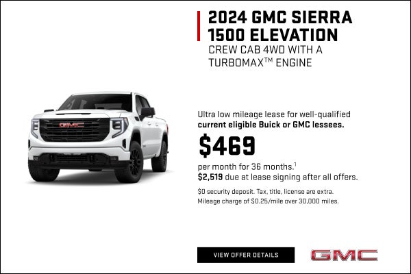 1. MUST BE A CURRENT LESSEE OF A 2019 MODEL YEAR OR NEWER BUICK OR GMC VEHICLE THROUGH GM FINANCI...